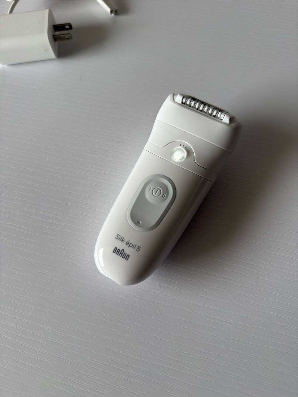 Braun Silk-épil 5 White Rechargeable Epilator for Men Grooming